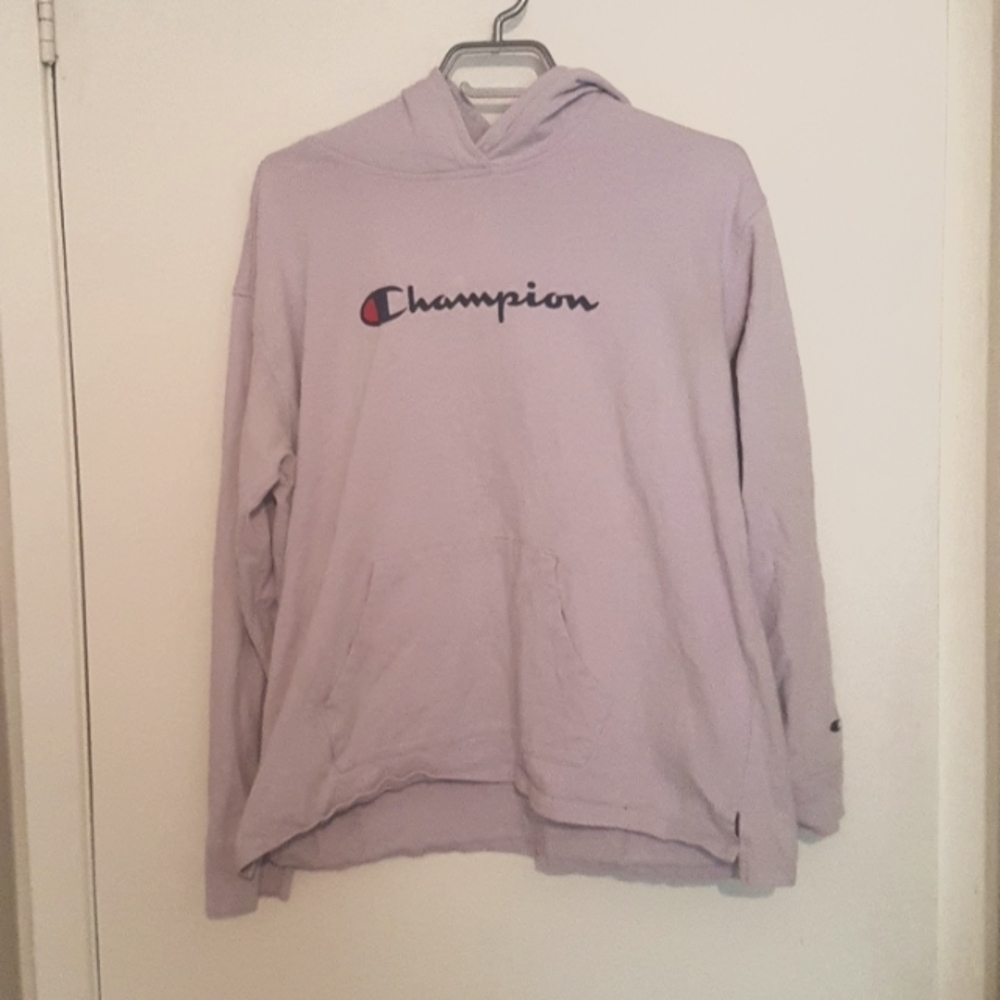Lavender, Champion Hoodie, Size Large